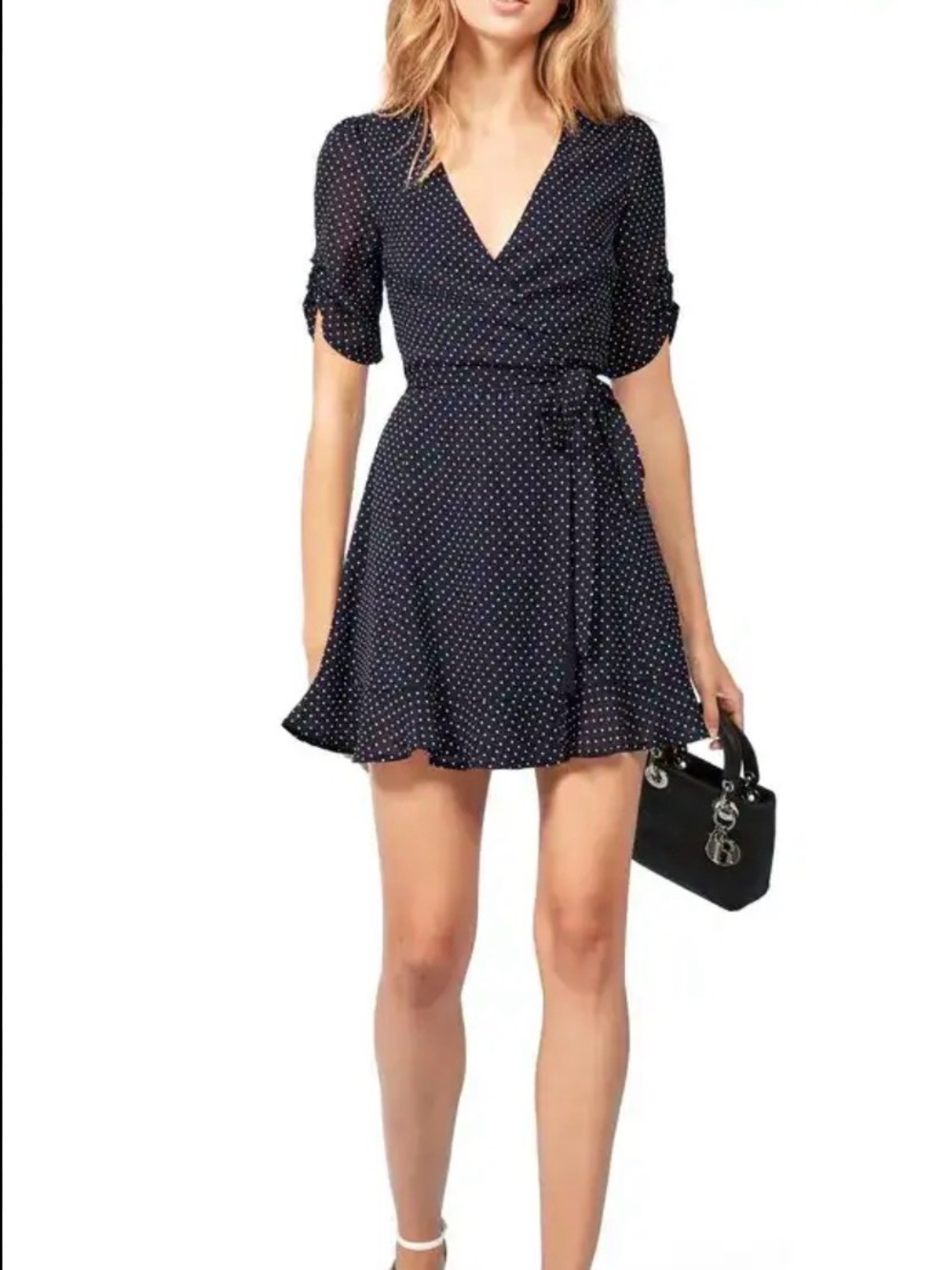 Reformation Monica Wrap Dress